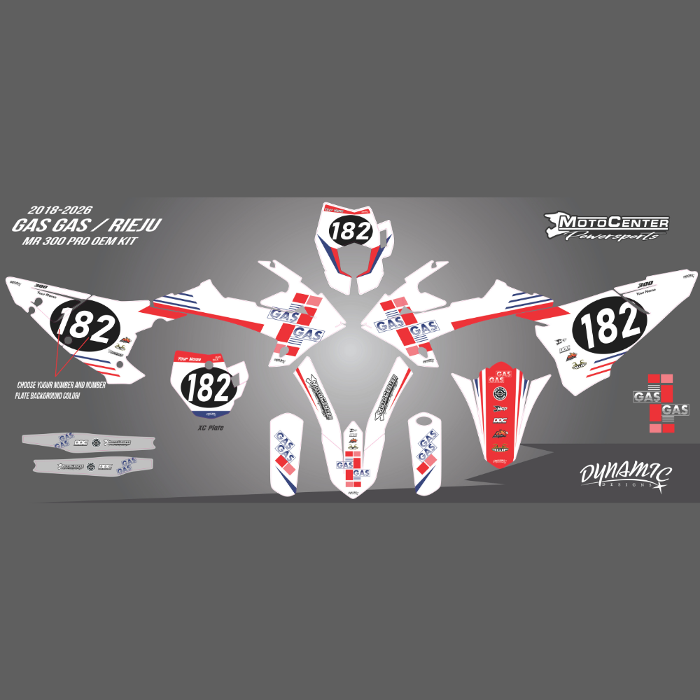 MCP Retro GasGas Graphic Kit