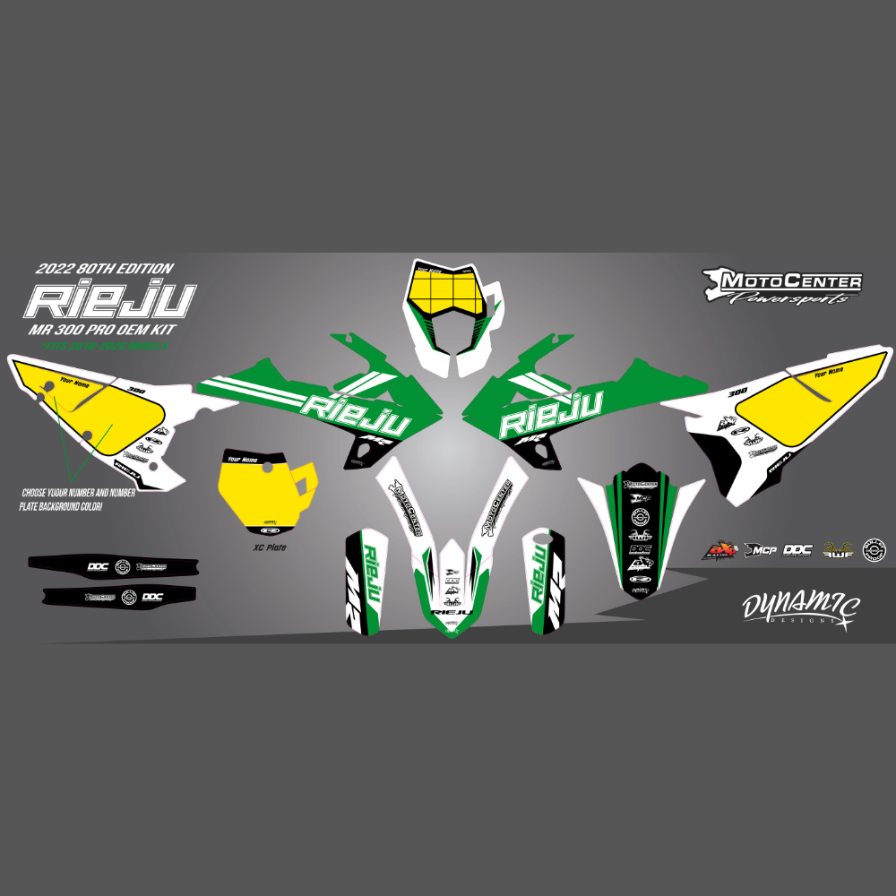 MCP Retro Rieju Graphic Kit