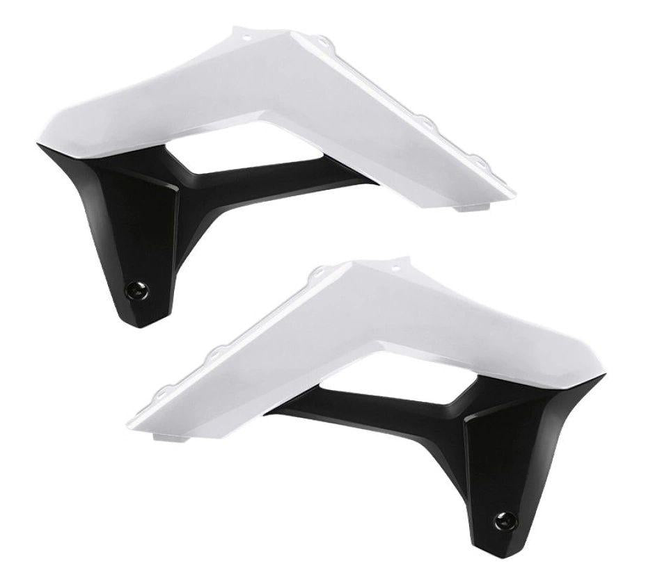 Radiator Shroud Set White/Black - Sherco