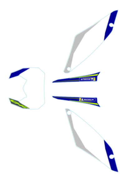 NUMBER PLATE DECALS 2023 FACTORY