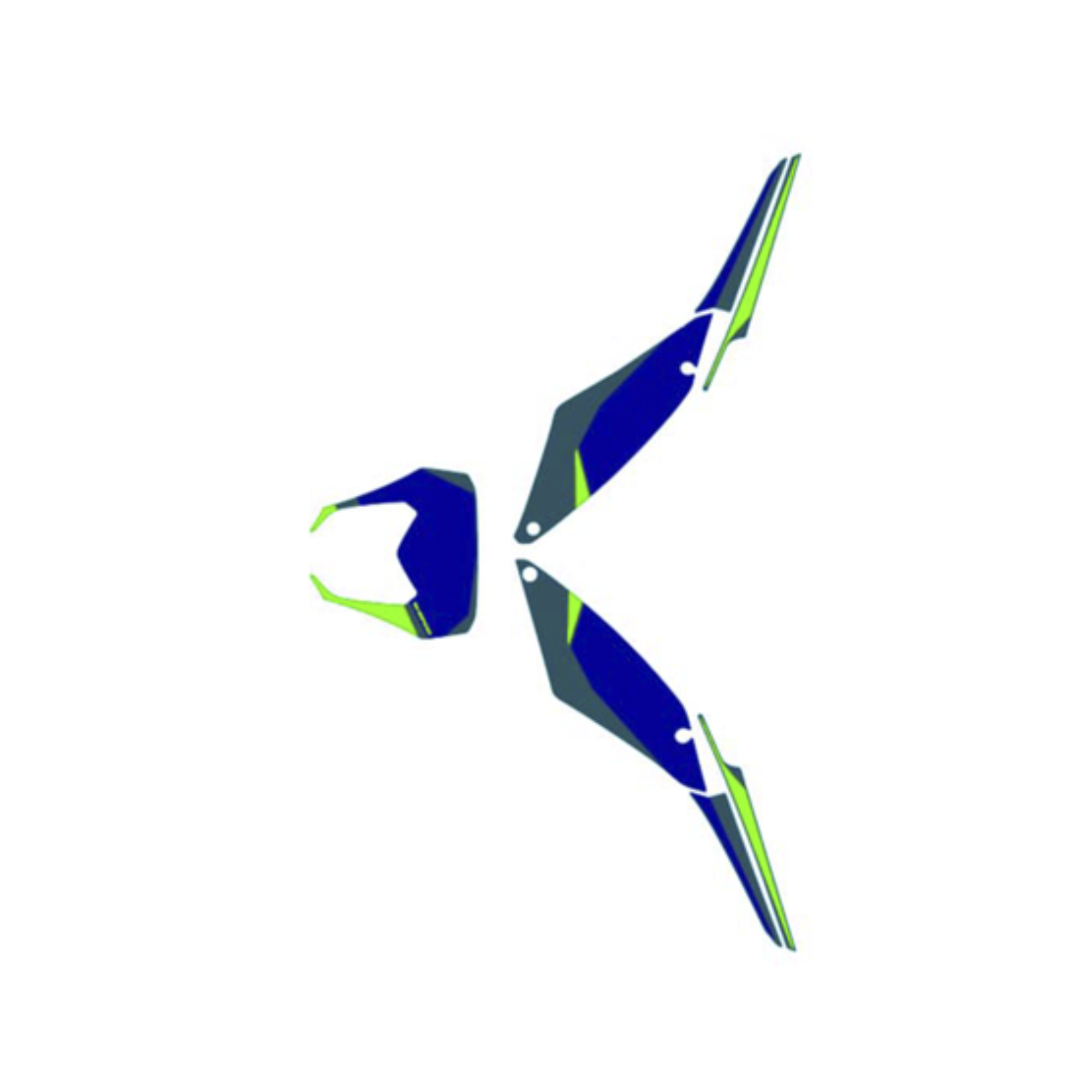 NUMBER PLATE DECALS 2024