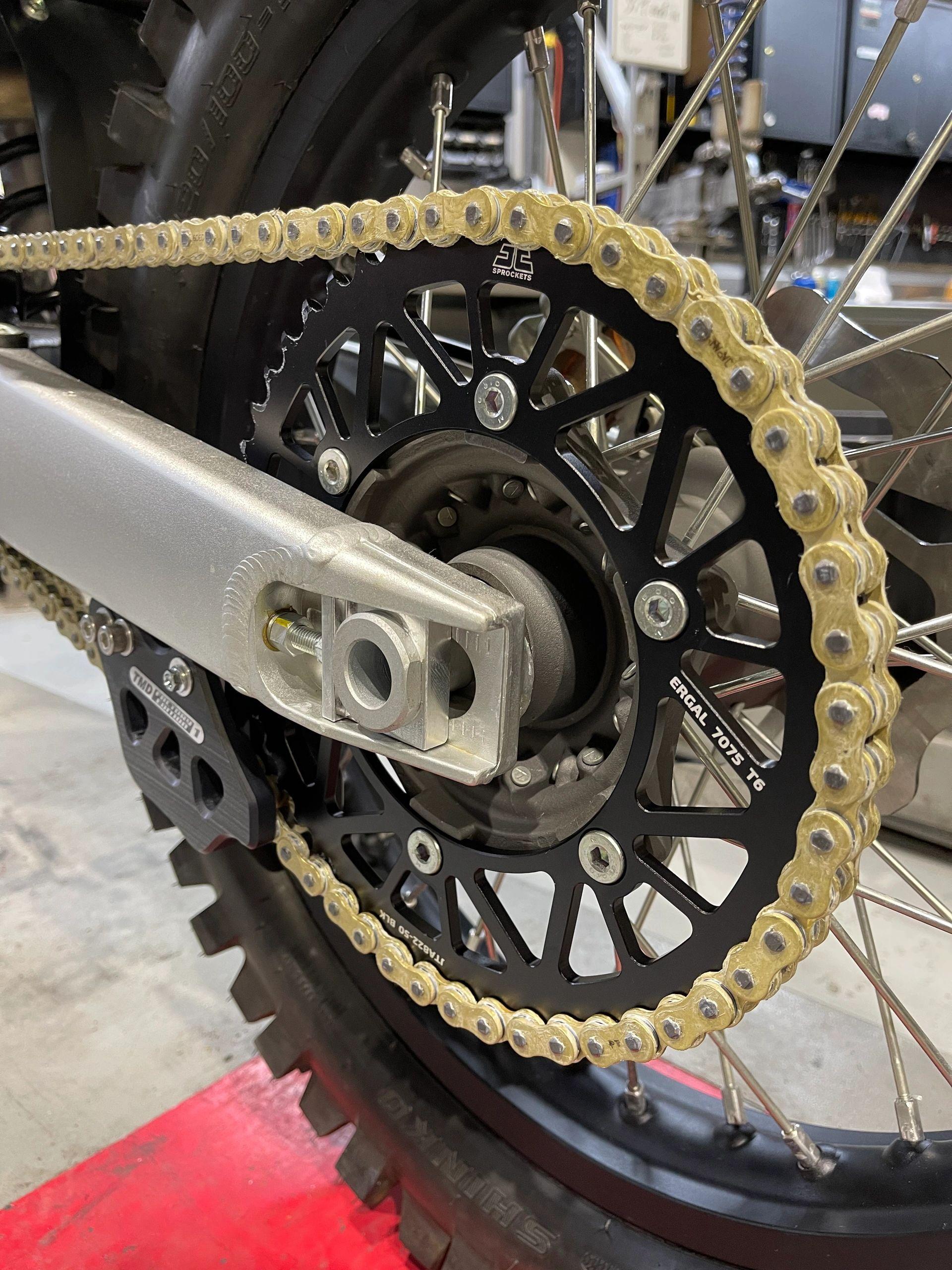 Racelite Aluminum Rear Sprocket - Rieju/Sherco/SWM