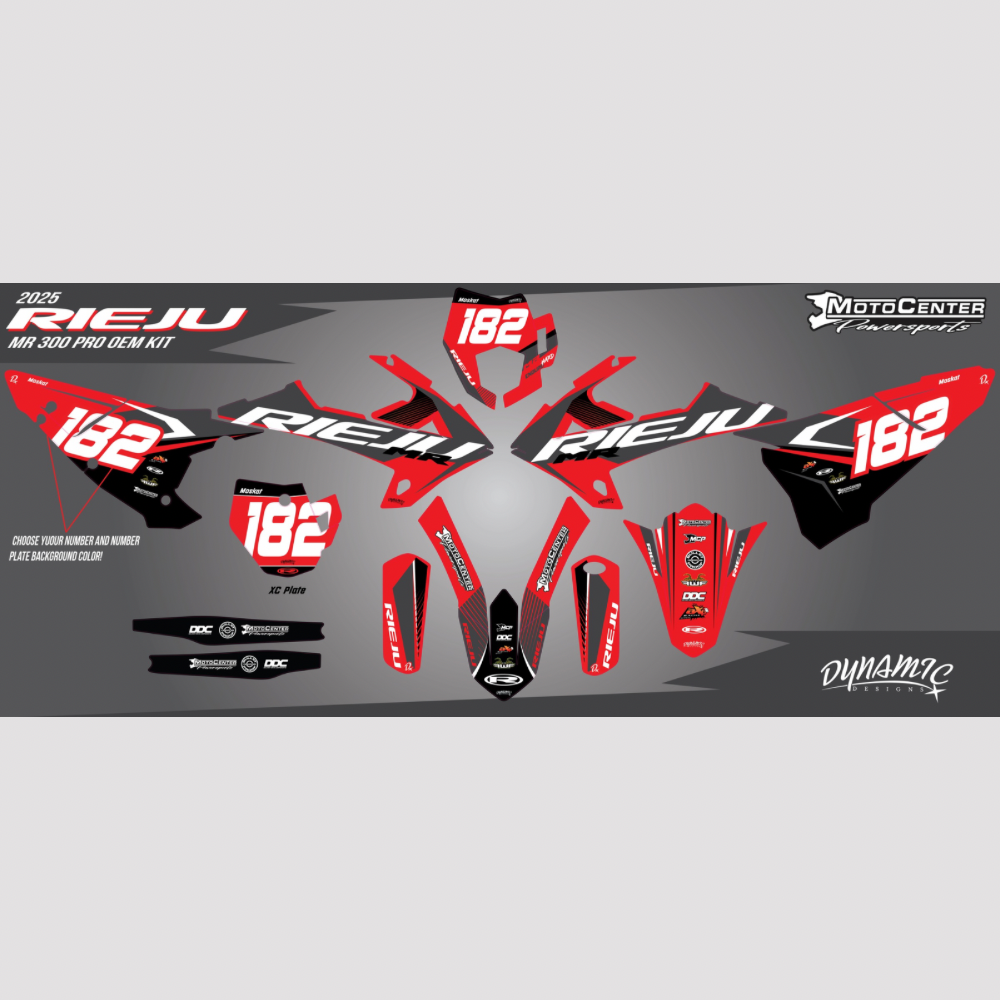 MCP 2025 Rieju Pro Decal Kit