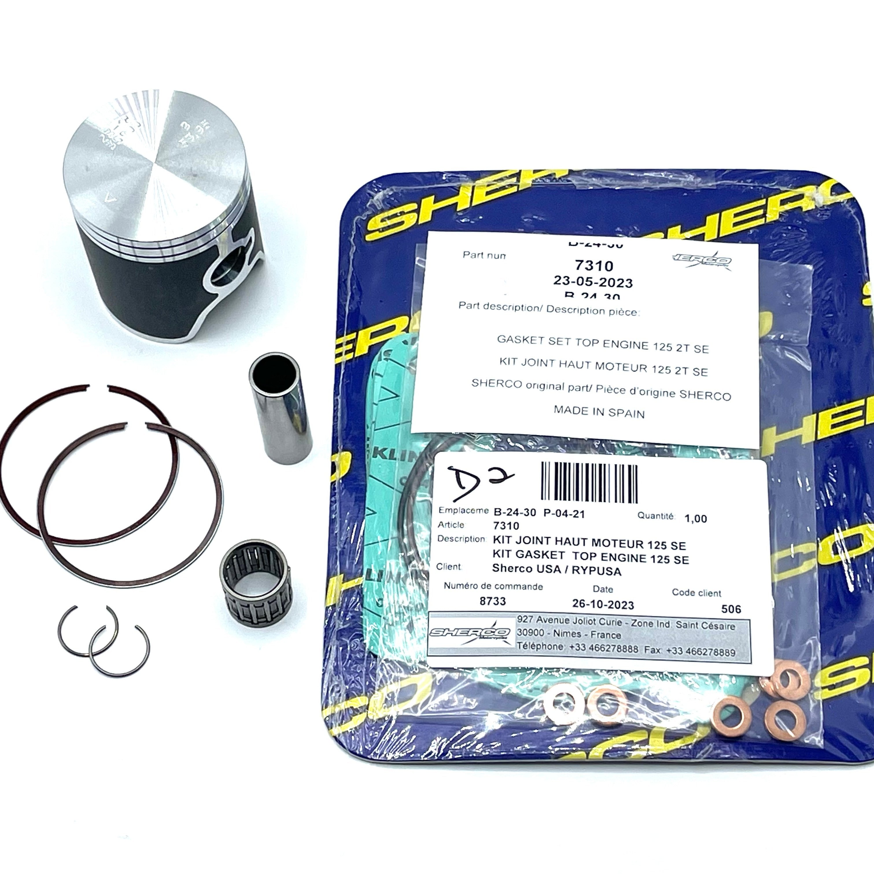 Top End Rebuild Kit 125cc - Sherco