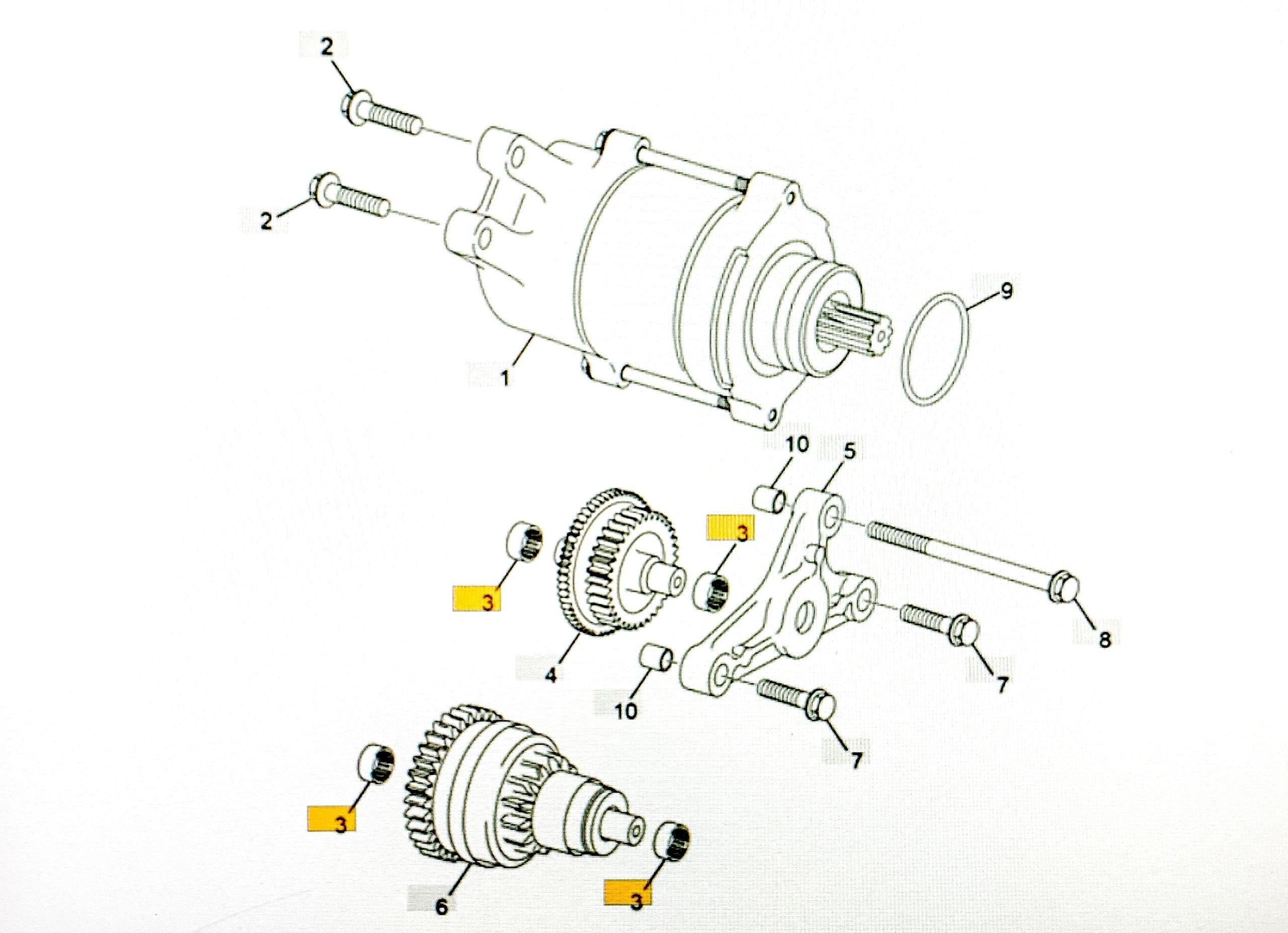 WATER PUMP NEEDLE  BEARING HK 0808