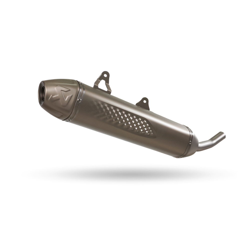 RACING SILENCER SLIP-ON AKRAPOVIC END SE 250/300 NOT HOMOLOGUATED US