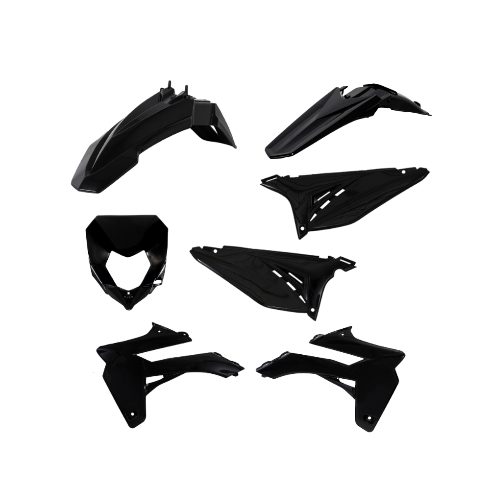 PLASTIC KIT 50CC SM BLACK
