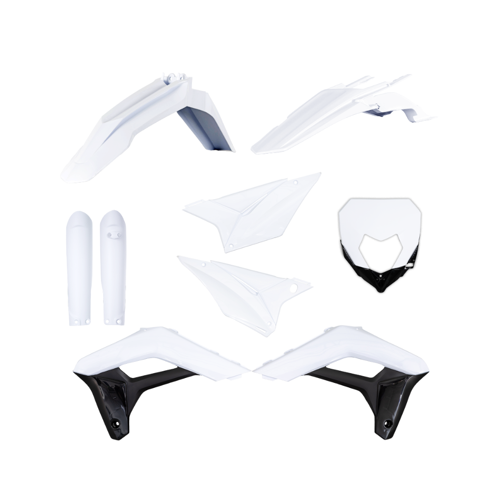 PLASTIC KIT END WHITE WITHOUT IPD