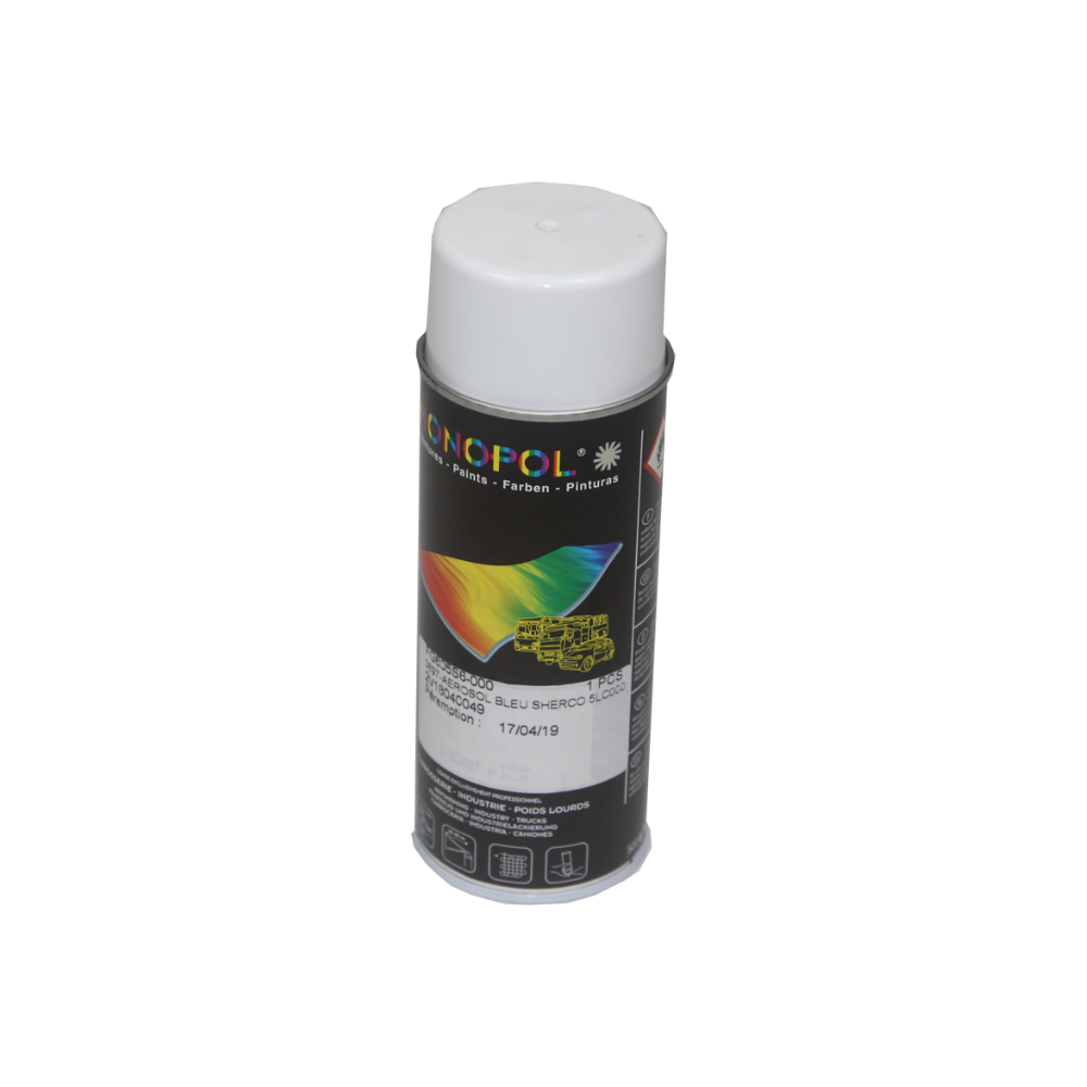 CAN OF BLUE AEROSOL  PAINT