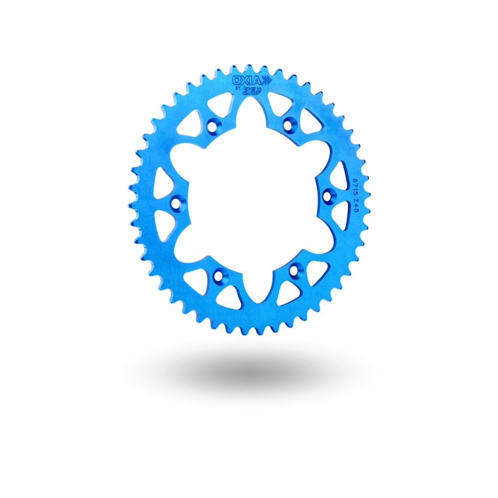 BLUE REAR SPROCKET ALU Z49