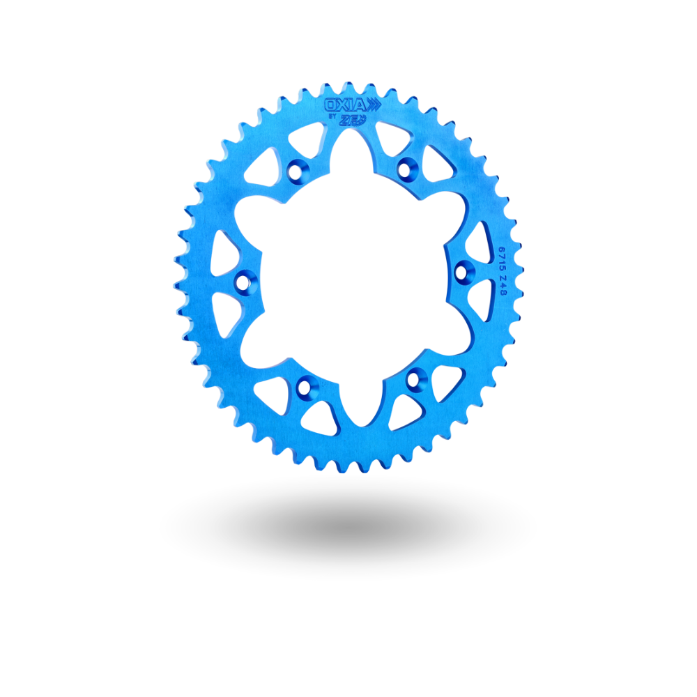 BLUE REAR SPROCKET ALU Z48