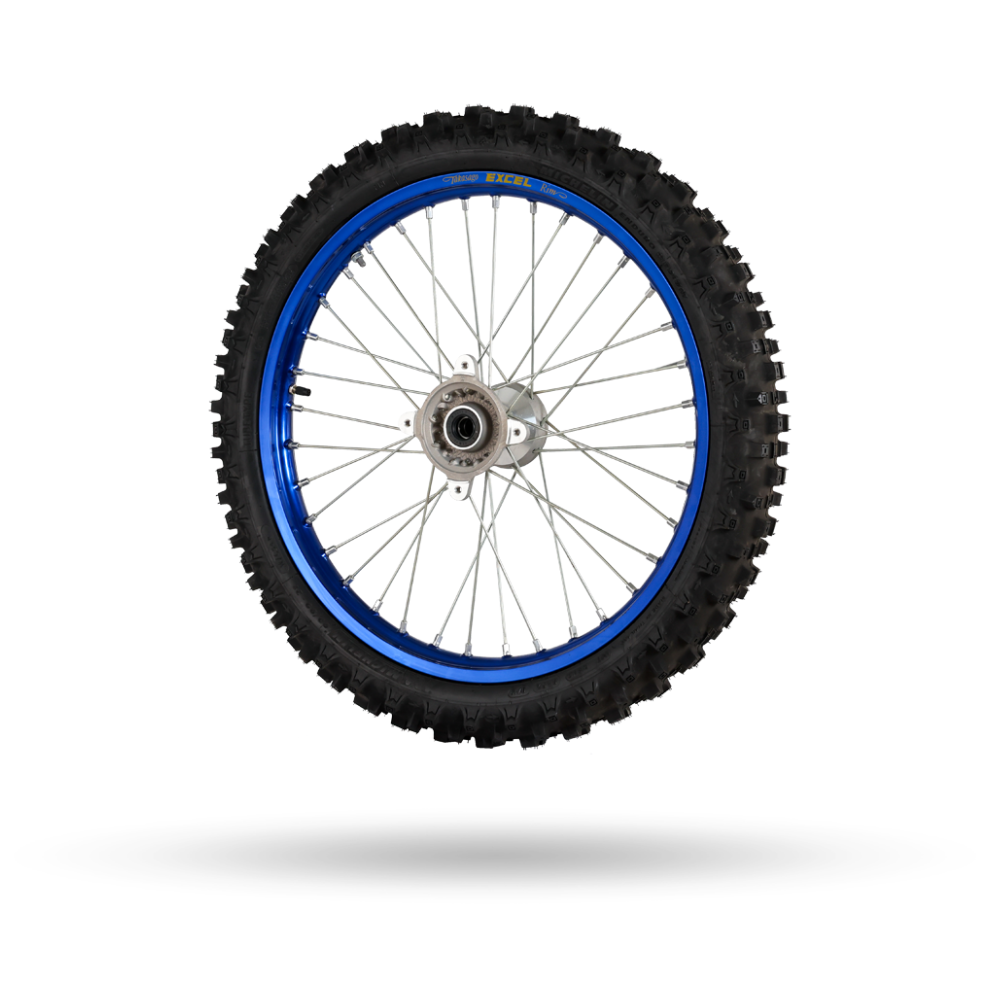 FRONT WHEEL  XP BLUE WITHOUT DISC