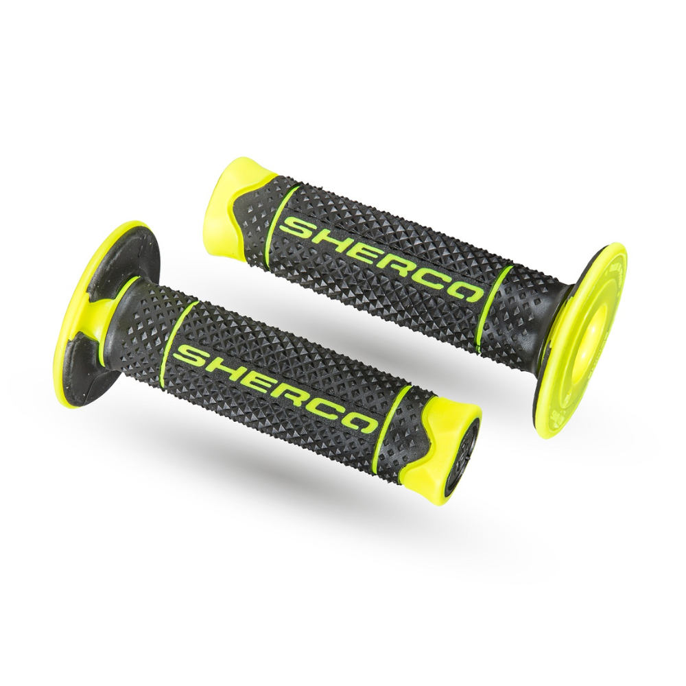 GRIPS SET  SHERCO YELLOW FLUO BLACK  SOFT