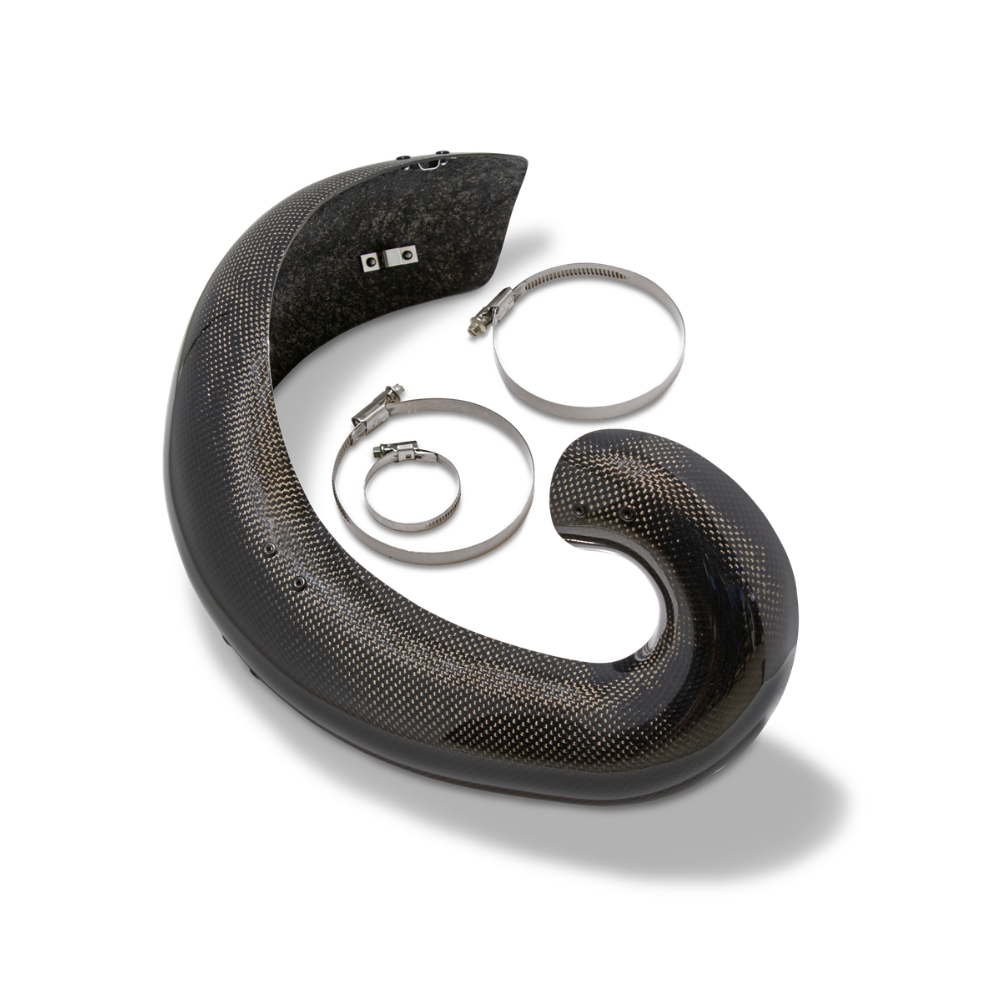 KIT CARBON PIPE GUARD 2T FMF