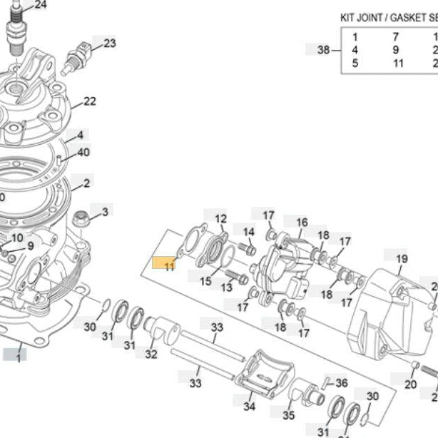 SBS ACTUATOR SUPPORT SEAL