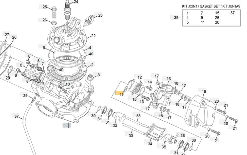 SBS ACTUATOR SUPPORT SEAL