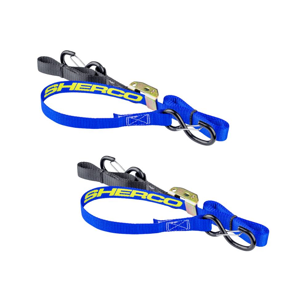 TIE DOWN STRAPS BLUE 35MM