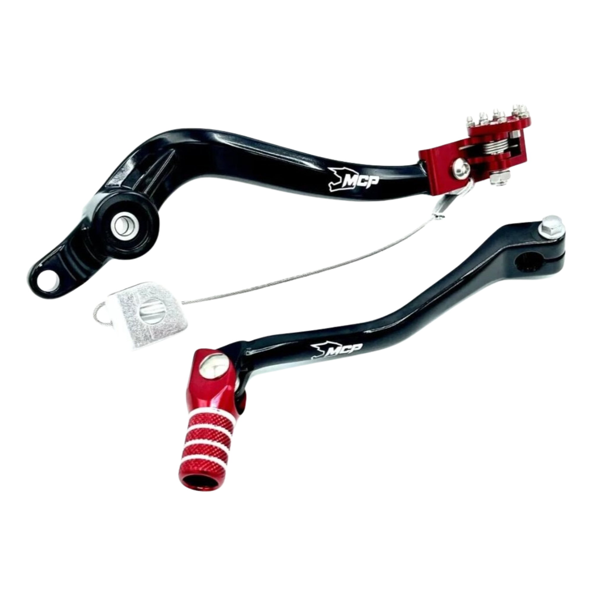 Shift Lever & Brake Pedal Set Red - Rieju/GasGas