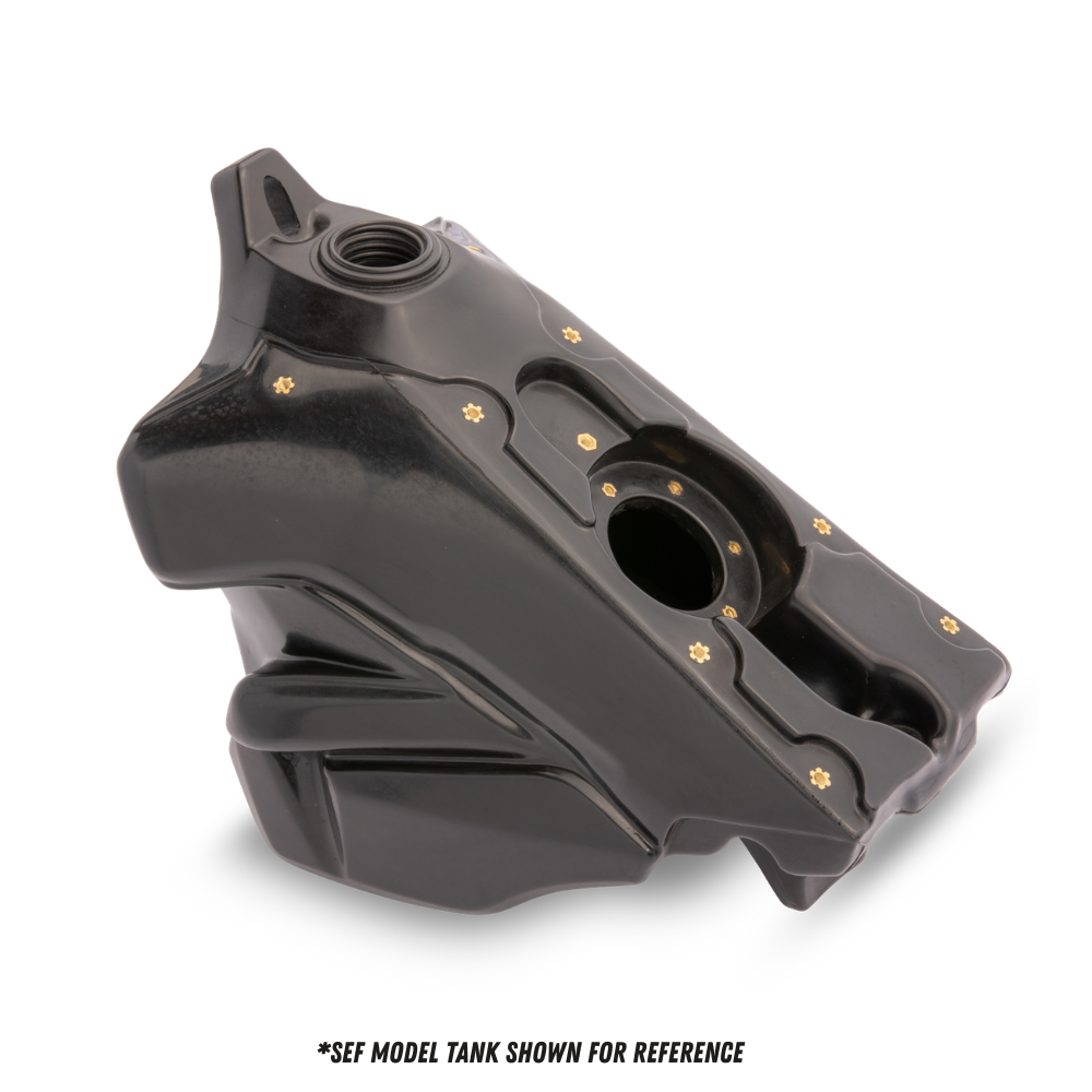 BLACK PETROL TANK END 250 2T 17