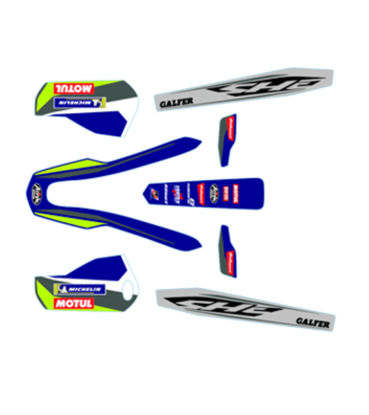 SHERCO OEM - NUMBER PLATE STICKER KIT END 2023 SHERCO OEM - NUMBER PLATE STICKER KIT END 2023